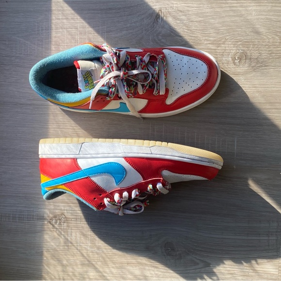 lebron shoes red and blue